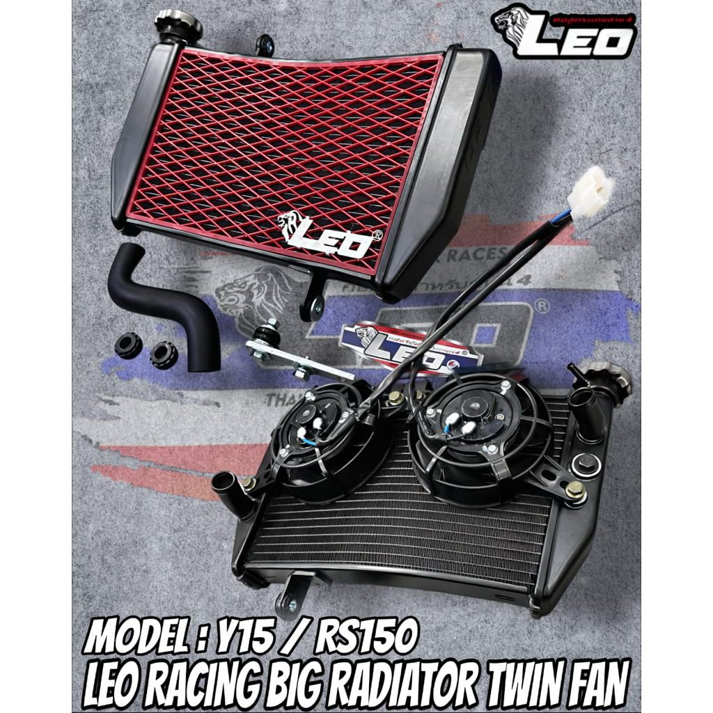 LEO RACING RADIATOR Y15ZR TWIN FAN 2FAN BIG COOLANT