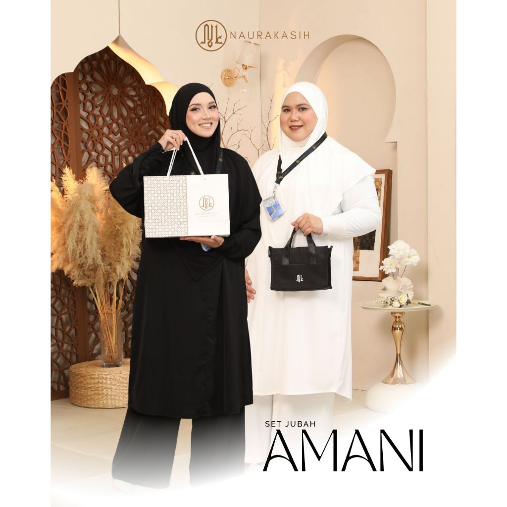 IMANI SET ROBE TROUSERS (รายการตรวจสอบฟรีสําหรับ UMRAH และ HAJJ)
