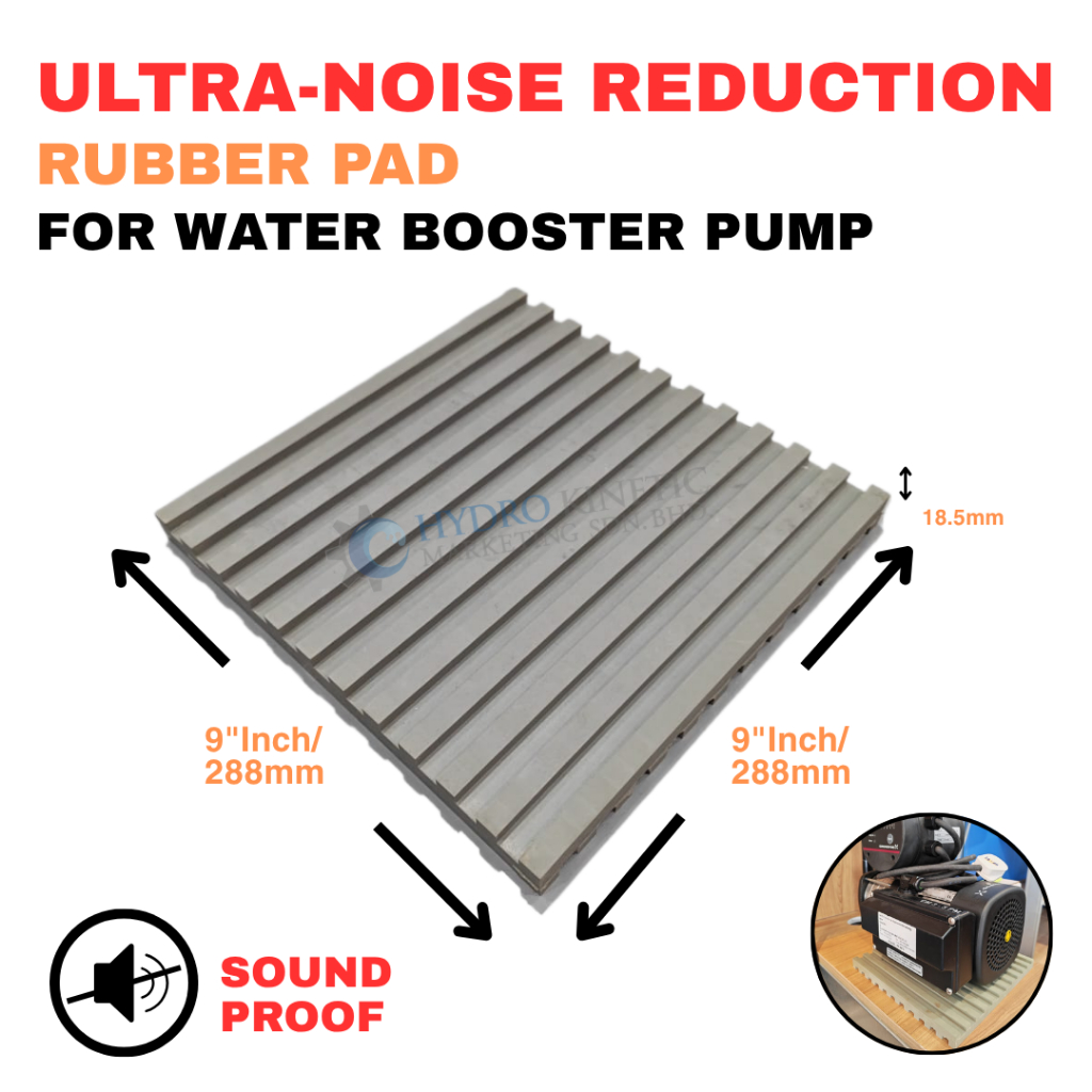 ULTRA-NOISE REDUCTION RUBBER PAD สั่งทําพิเศษสําหรับปั๊มบูสเตอร์น้ํา TO REDUCE NOISE