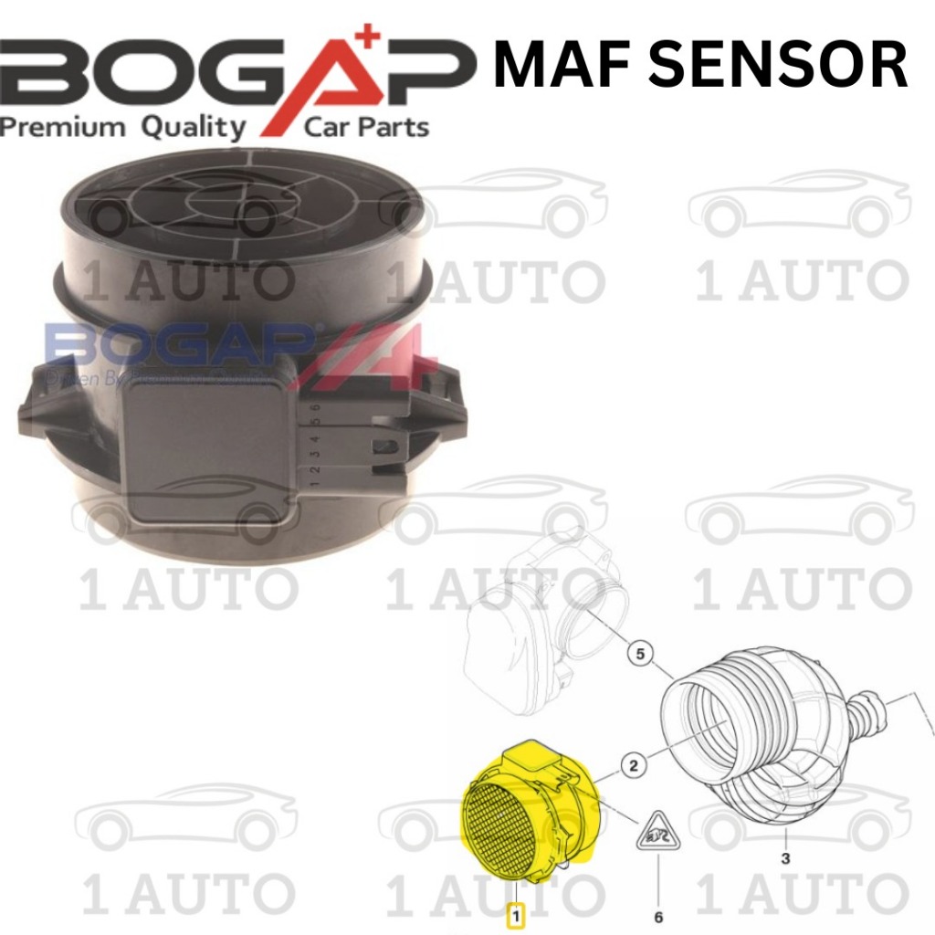 BOGAP MAF SENSOR BMW M54 B30 X3 E83 3.0 E65 E66 730i Z4 E85 3.0i