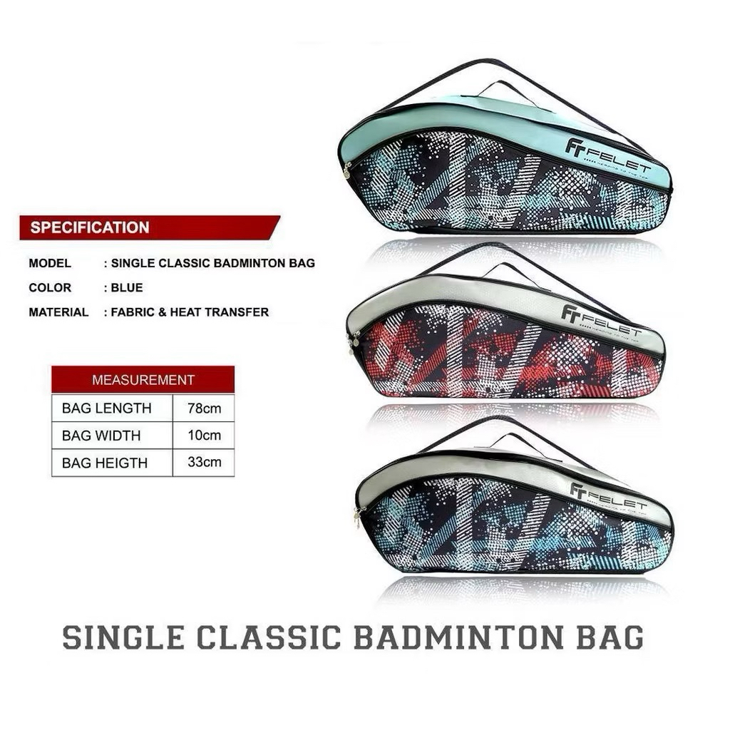 FELET SINGLE CLASSIC BADMINTON RACQUET BAG
