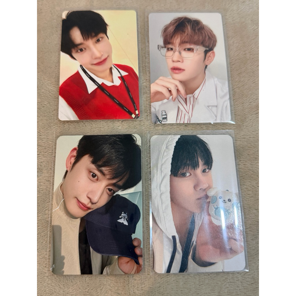 ZEROBASEONE โฟโต้การ์ดอย่างเป็นทางการ JIWOONG ZHANGHAO HANBIN MATTHEW RICKY TAERAE GYUVIN GUNWOOK YU