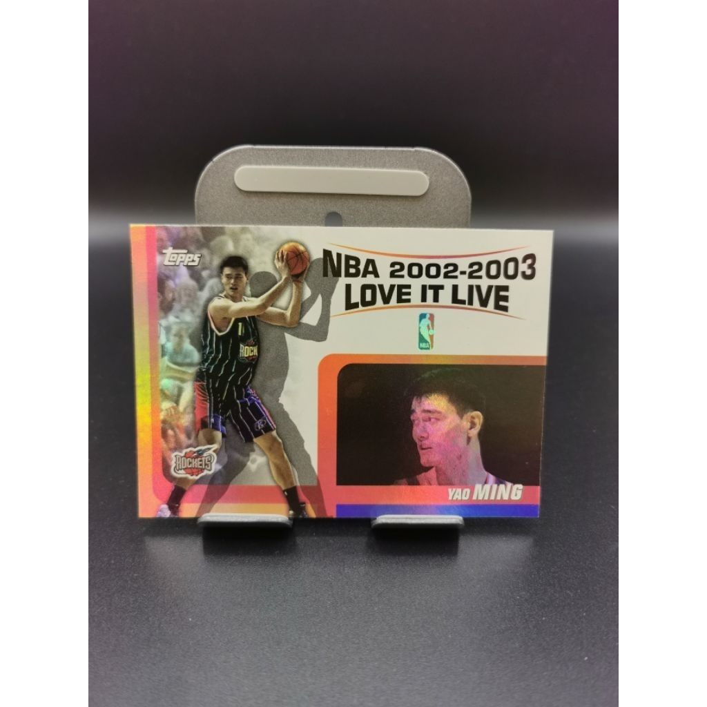 Nba Card 2002-03 topps nba love it live YAO MING