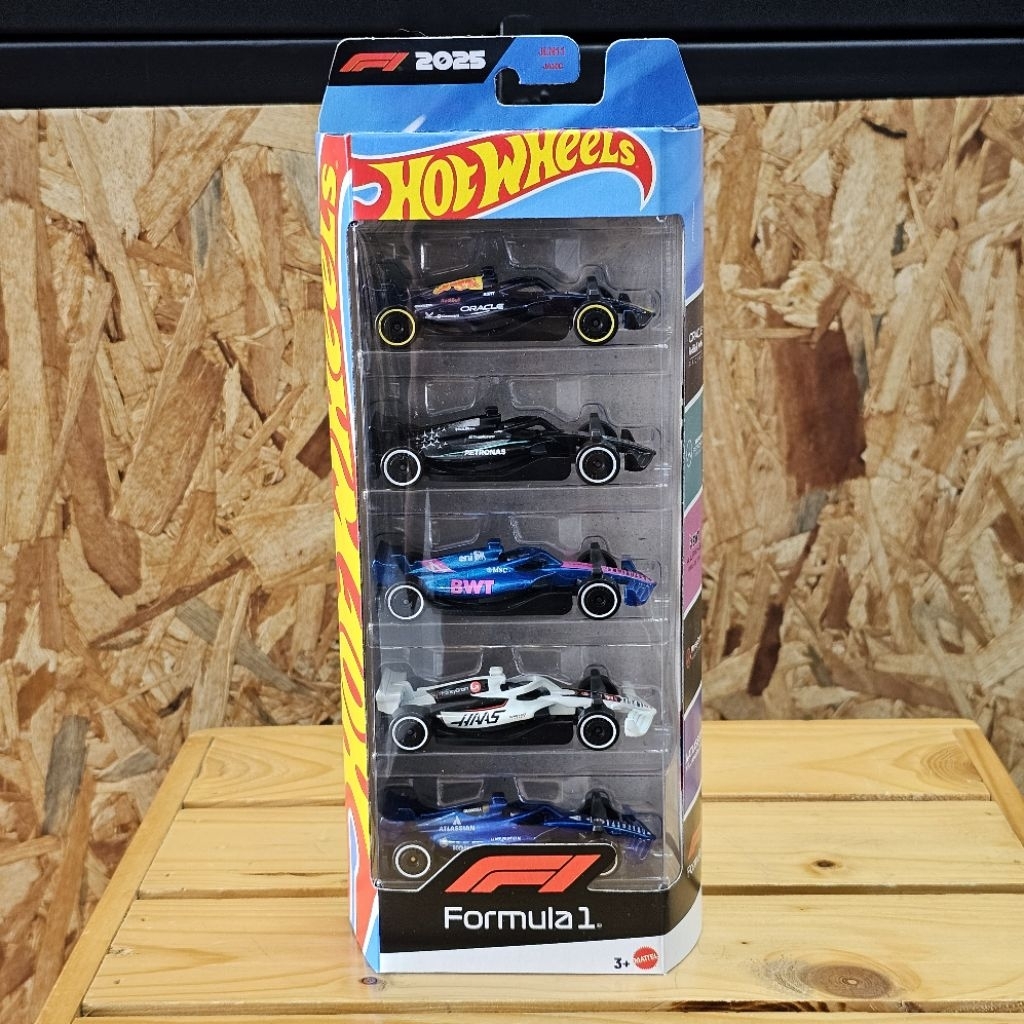 HOT WHEELS F1 5 PACK 2026 PETRONAS REDBULL BWT