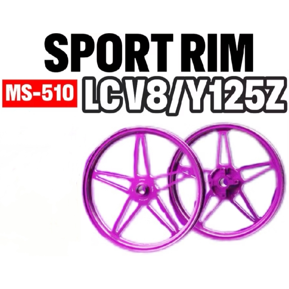 DOCTOR ENKEI 510 FG510/ MS510 SPORT RIM LC135 V8 FI / Y125Z/Y15ZR/Y16ZR SPORT RIM 160/160 17 KILAT ส