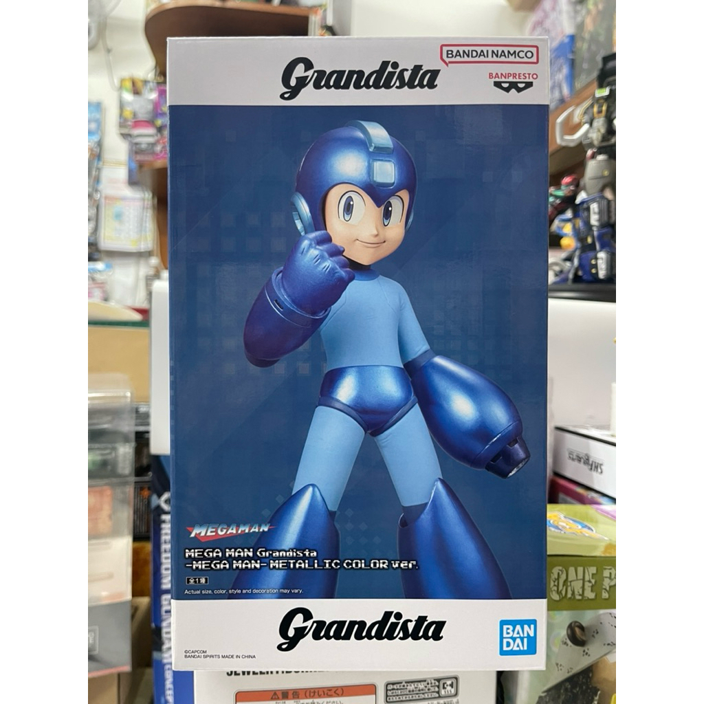 Bandai Banpresto Mega Man Grandista Mega Man (สีเมทัลลิก Ver.) รูปฟิกเกอร์
