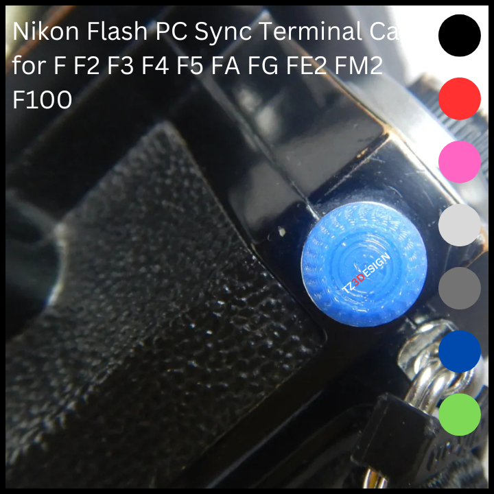 TZ3DESIGN ฝาครอบเทอร์มินัลซิงค์พีซีแฟลช Nikon สําหรับ F F2 F3 F4 F5 FA FG FE2 FM2 F100 [คุณภาพสูง] A