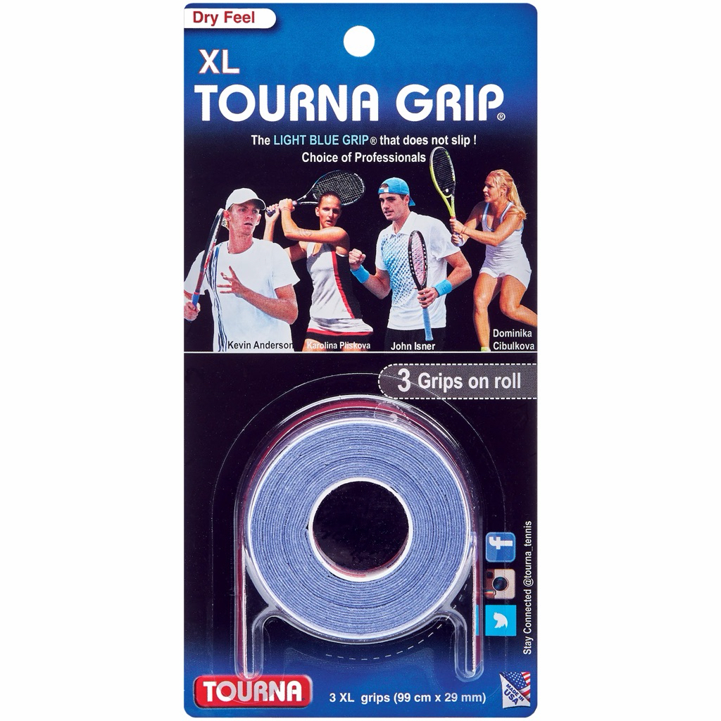 Tourna Grip XL Overgrip (แพ็คละ 3 อัน)