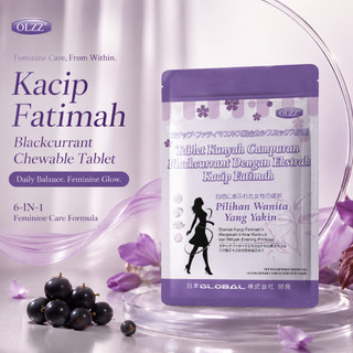 OLZZ Kacip Fatimah Feminine Tightening Women Health Support (1 Bag/30 Tablets)