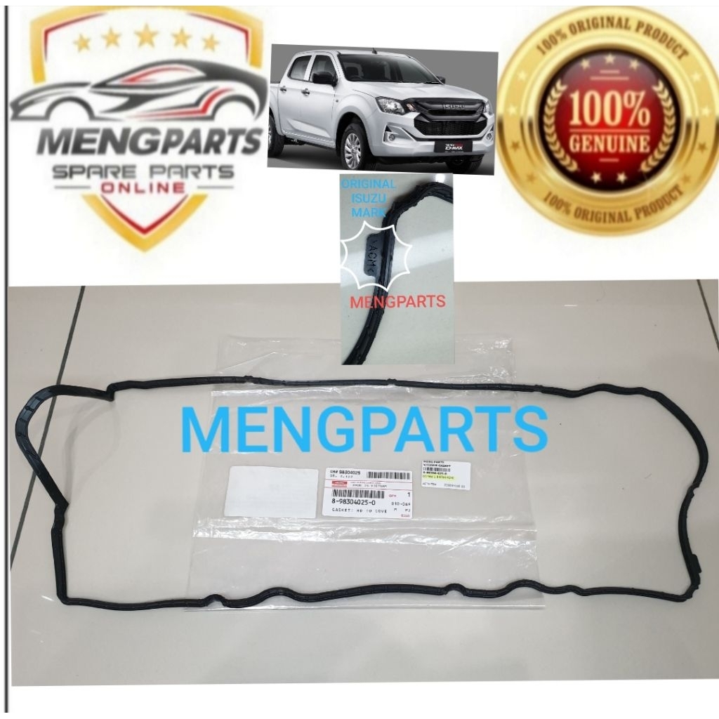 % ISUZU D-MAX 1.9 RT66 RZ4E BLUE POWER 2019Y-2025Y ฝาครอบวาล์ว GASKET 8-98304025-0