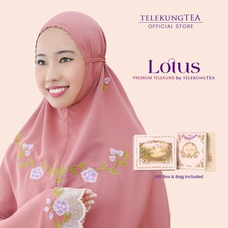 LOTUS by Telekung Tea | Premium Embroidered Telekung + Gift Box