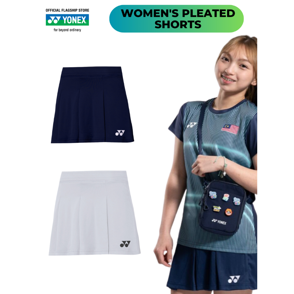 YONEX 2026 Masters กางเกงขาสั้นจีบผู้หญิงอย่างเป็นทางการรุ่น Limited Edition Tournament สินค้า