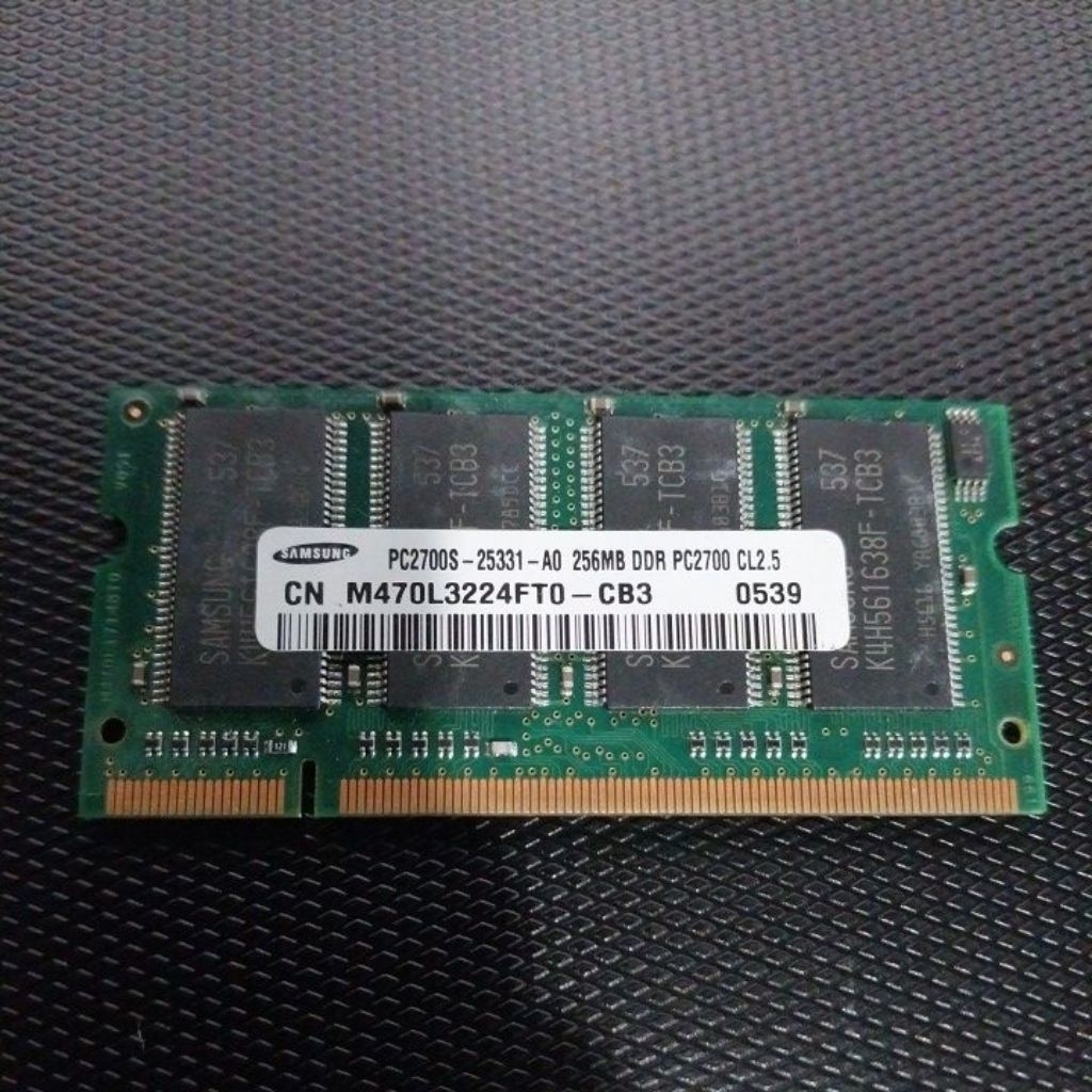 Samsung 256MB ddr 333 , PC2700 Sodimm Ram