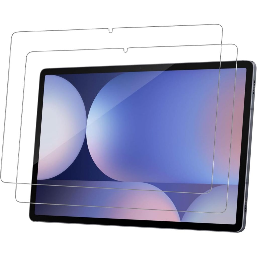 กระจกนิรภัย 2 แพ็คสําหรับ Samsung Galaxy Tab S10+ S9+ S8+ S7+ FE 12.4 นิ้ว