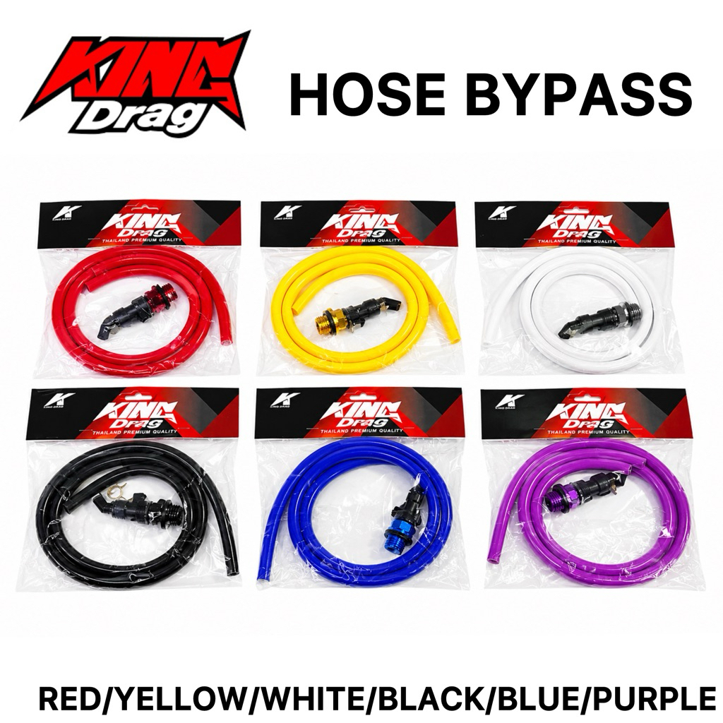KING DRAG HOS 4T BYPASS TUBE JOINT UNIVERSAL COOLING PIPE HONDA YAMAHA MOTOR Y15ZR/LC135/EX5/WAVE125