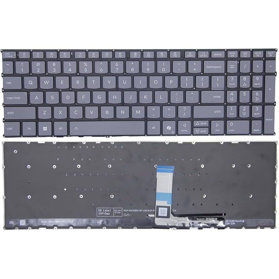 ใหม่ LENOVO IdeaPad Slim 3 15AHP10 15ARP10 15IRH10 15IRH10R 15IRU10 15Q8X10 แป้นพิมพ์โน้ตบุ๊กแล็ปท็อ