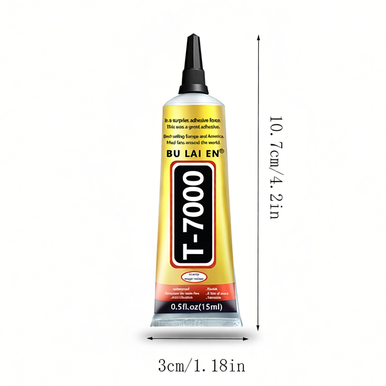 T-7000 กาวดํา 15ml – กาวกันน้ํา ยืดหยุ่น กาวใส สําหรับ Electronics & Crafts