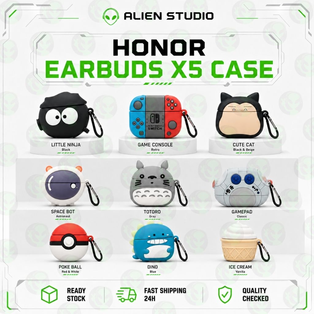 HONOR Earbuds X5 Case หูฟังไร้สายฝาครอบป้องกันเคสซิลิโคนอ่อนนุ่ม Honor X5 Case