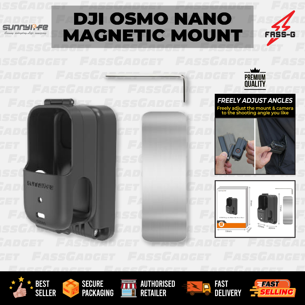 Sunnylife DJI Osmo Nano Magnetic Mount