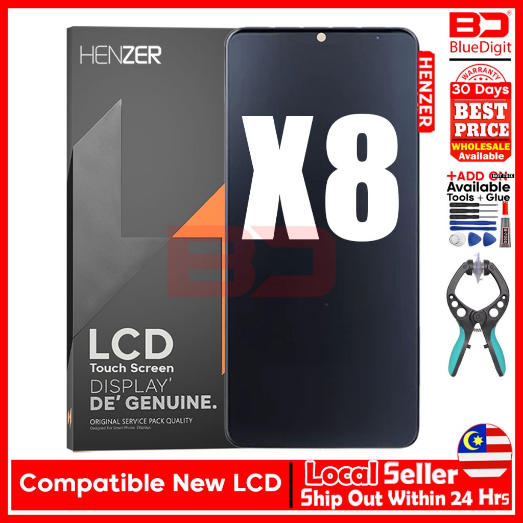 ORG HENZER จอแสดงผล LCD สําหรับ Honor X8 5G/ Honor X6 4G/ Honor 70 Lite 5G/ VNE-N41 RBN-NX1 VNE-LX1 