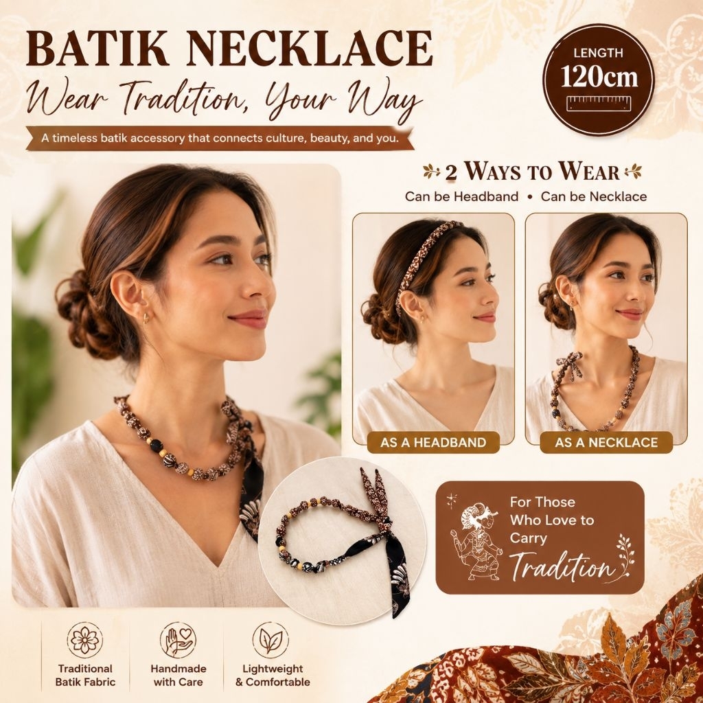 [DDD] BATIK NECKLACE_MADE IN