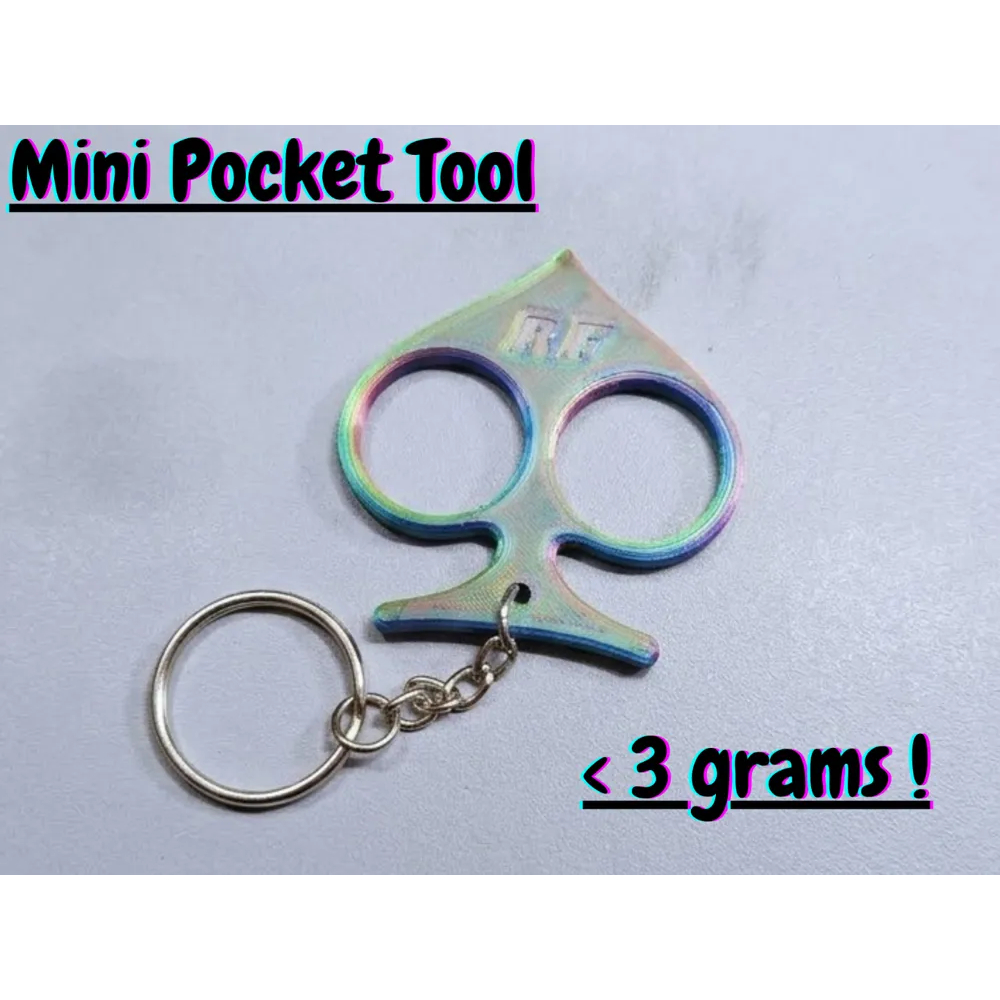 KeyChain Duo-Ring Knuckle Holder โดย Harace Protoworks