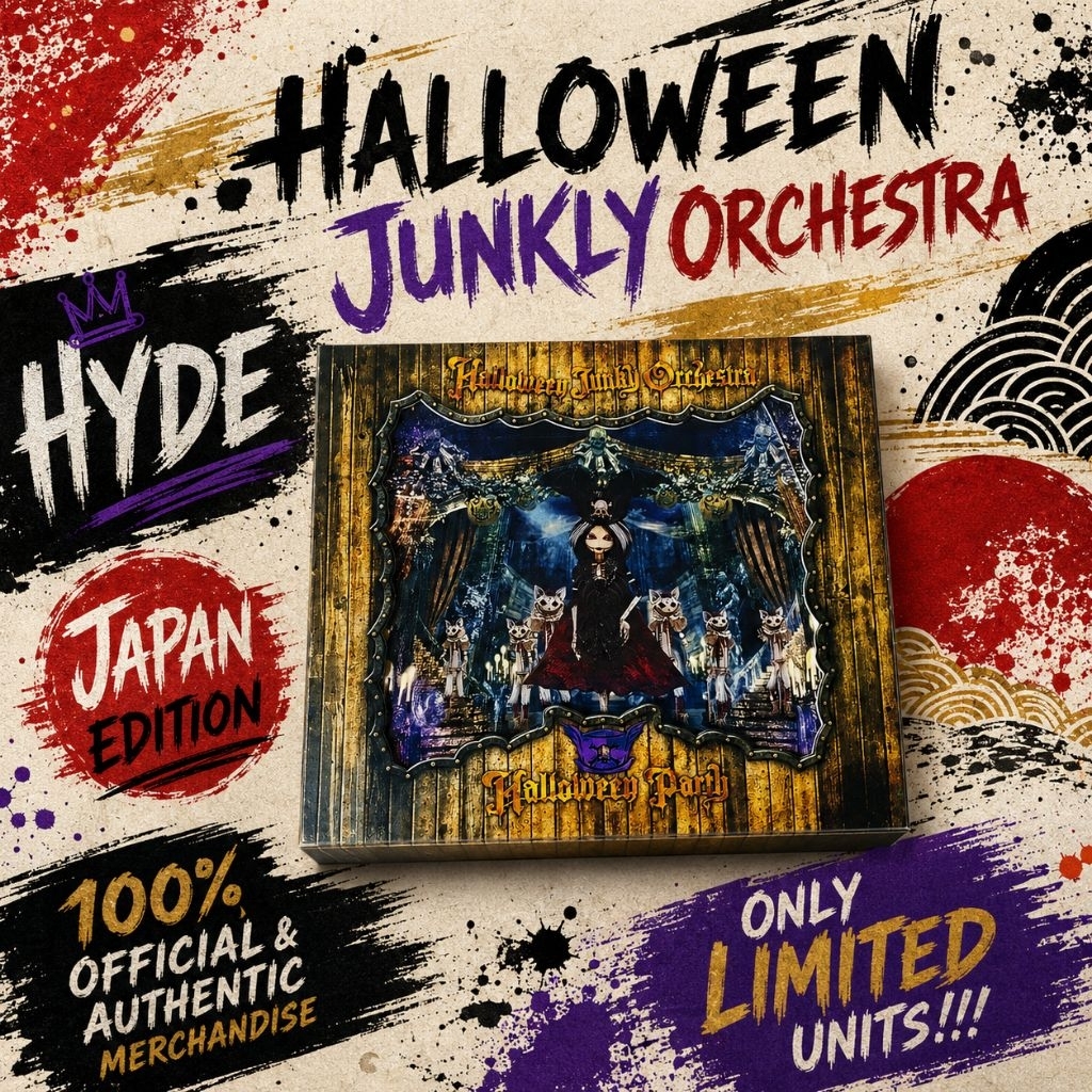 HYDE/VAMPS/HLLOWEEN JUNKLY ORCHESTRA:HALLOWEEN PARTY(1ST SINGLE) [CD] ️JULY21 . . .!! ️-( % official