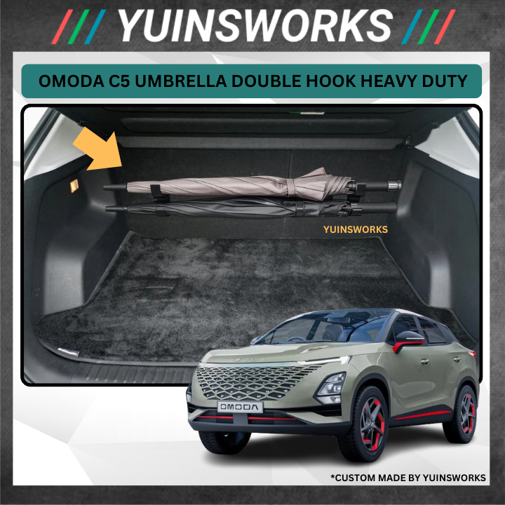 CHERY OMODA C5 ตะขอร่มเบาะหลัง DOUBLE HEAVY DUTY โดย YUINSWORKS 3D 264