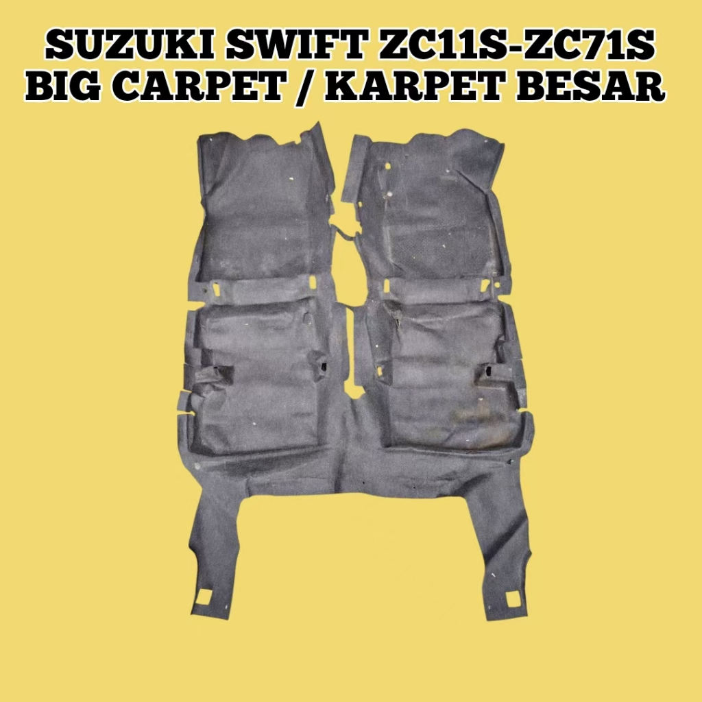 พรมปูพื้น Karpet Lantai ขนาดใหญ่ Suzuki Swift ZC11S-ZC71S พรมใหญ่/กระต่ายขนาดใหญ่