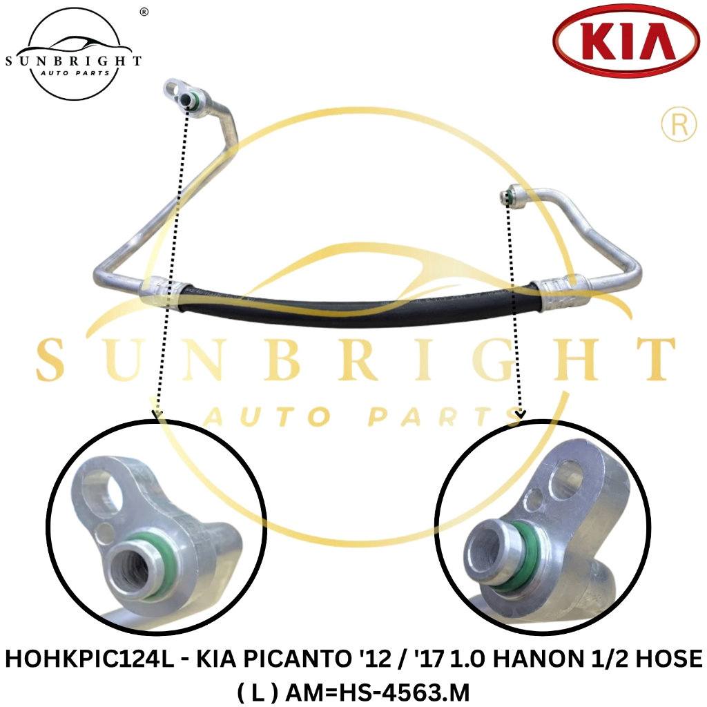 KIA PICANTO 12 / 17 1.0 HANO 1/2 HOSE ( L ) AM=HS-4563.ม