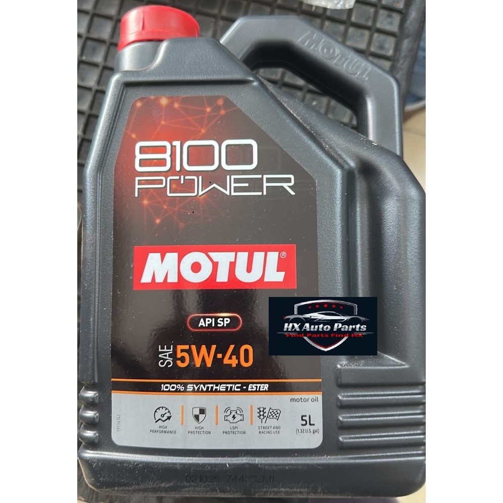 MOTUL 8100 POWER SAE 5W-40, 5L.