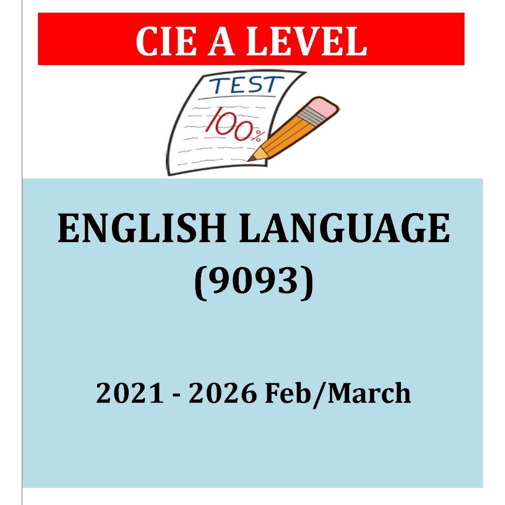 กระดาษ A Level Past Year (ภาษาอังกฤษ) ( AS & A2 PAPER 1,2,3,4)