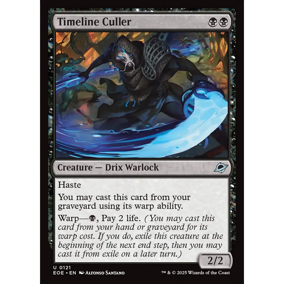 MTG: (EOE) U 121 - Timeline Culler ขอบการ์ดเดี่ยวของนิรันดร์
