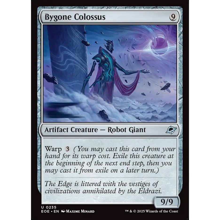MTG: (EOE) U 235 - Bygone Colossus ขอบการ์ดเดี่ยวของนิรันดร์