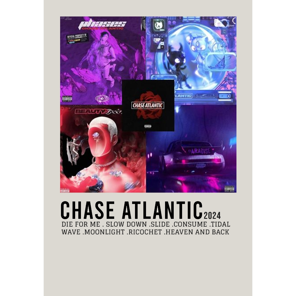 โปสเตอร์ปกอัลบั้ม Chase Atlantic 2024 โดย Chase Atlantic