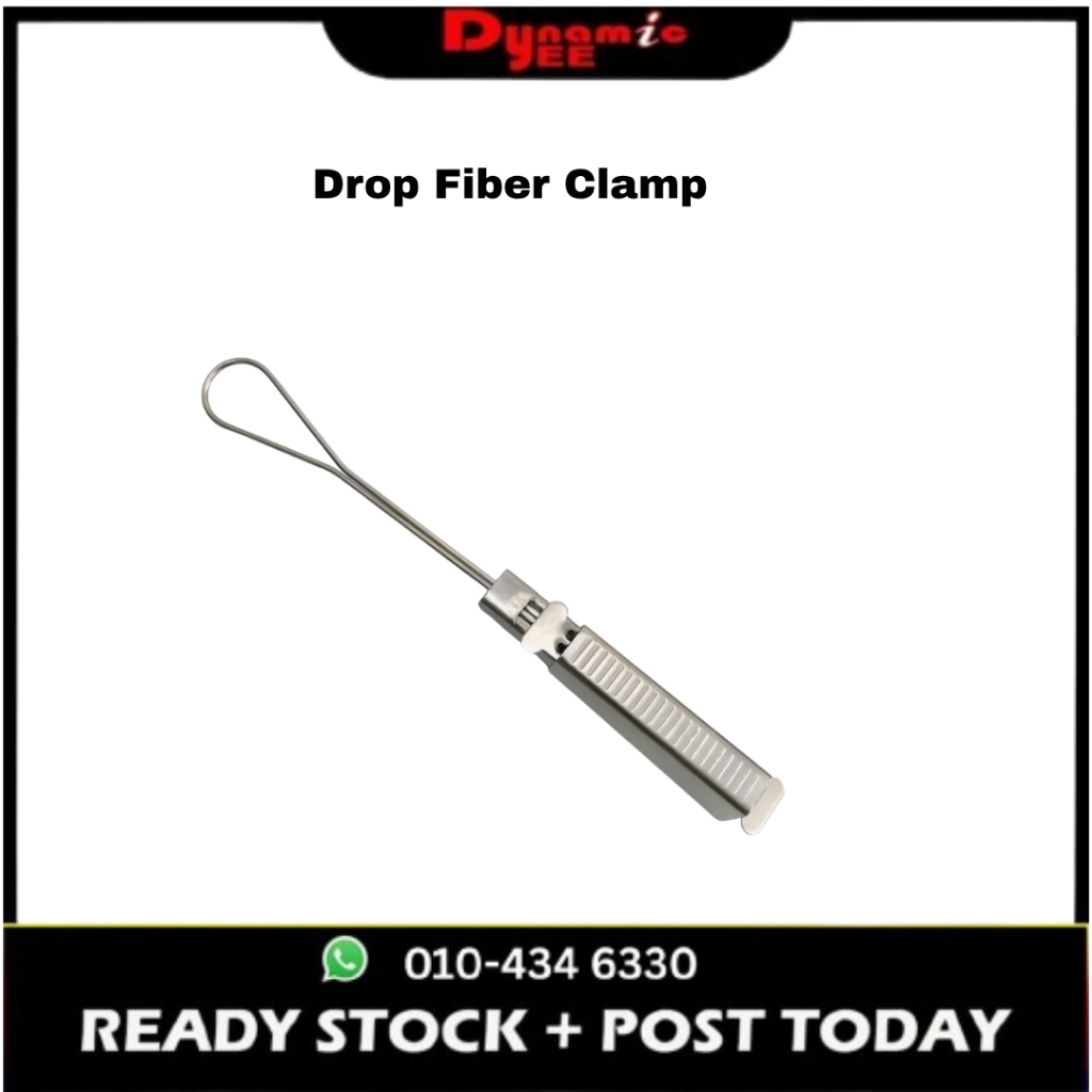 FTTH Drop Fiber Anchor Clamp, เหมาะสําหรับ 2.0*5.0mm Drop Cable / 3.0*8.0mm Flat Optical Cable PA301