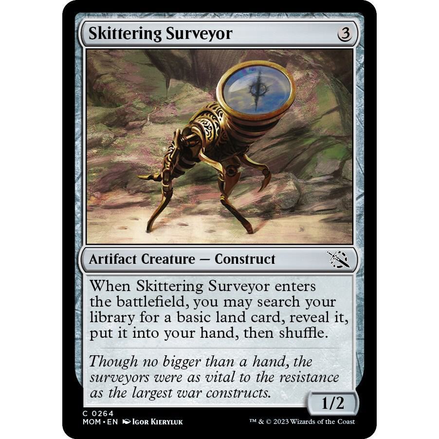 MTG: (MOM) C 264 - Sittering Surveyor การ์ดเดี่ยวมีนาคมแห่งเครื่อง