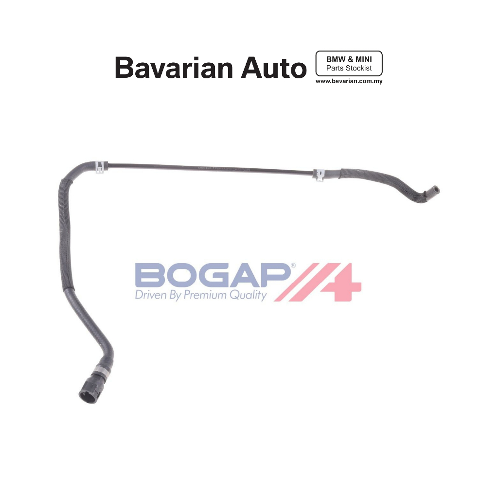 BOGAP หม้อน้ําสายระบายอากาศด้านบน BMW E90 LCI/E92 LCI 17127599452