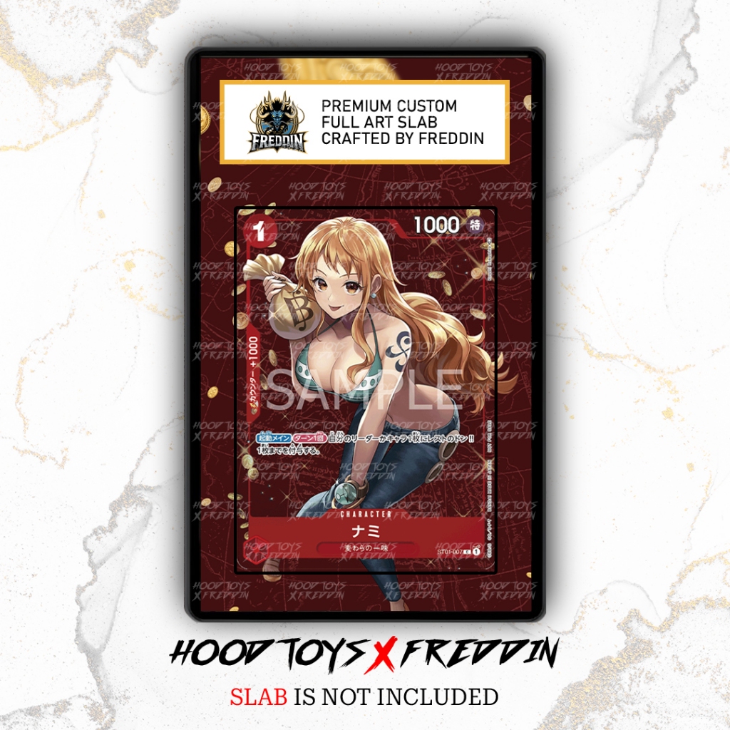 FULL ART SLAB Nami ST01-007 ผู้ชนะการต่อสู้มาตรฐาน [ONE PIECE TCG]