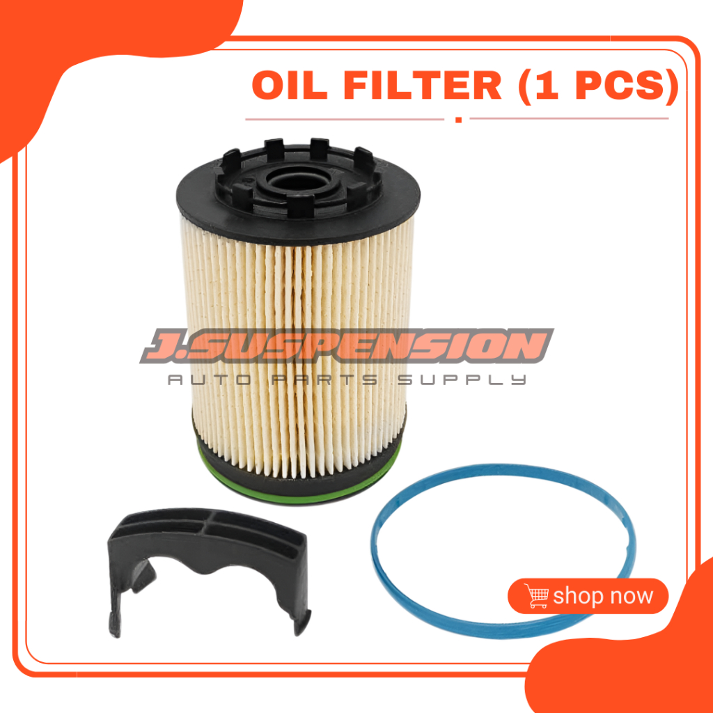 [1 ชิ้น] กรองน้ํามันเครื่อง - Ford Ranger T7 Raptor 2.0CC 2016 - 2018 (JB3Z-9365A / JB3Z9365A)
