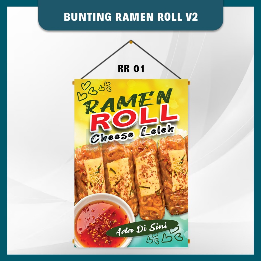 UV RAMEN ROLL CHEESE BUNTING TO FAST &