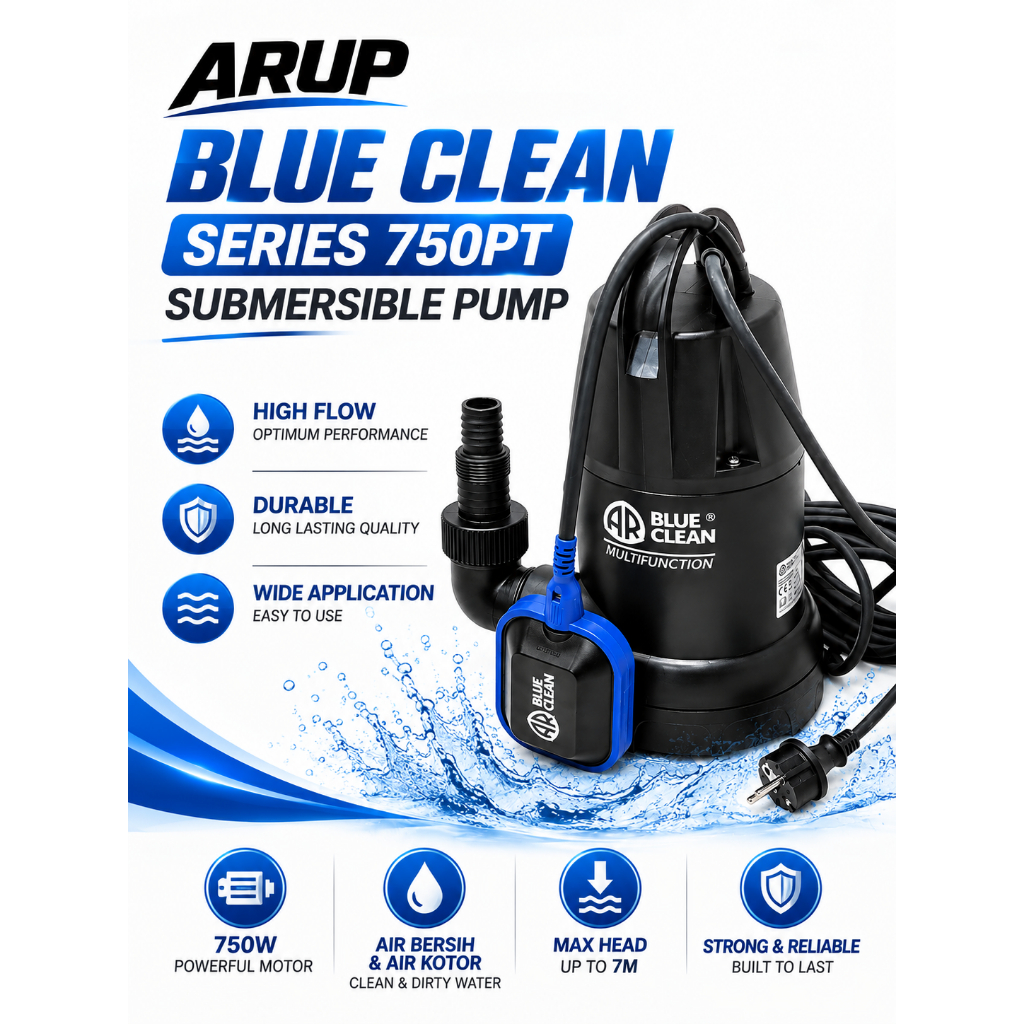 ARUP Blue Clean Series 750PT ปั๊มจุ่ม