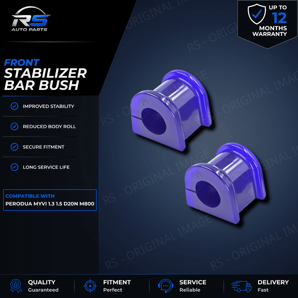Perodua Myvi 1.3 1.5 D20N M800 ด้านหน้า Stabilizer Bar Bush (24 มม.) Anti Roll Bar Bush ซิลิโคน