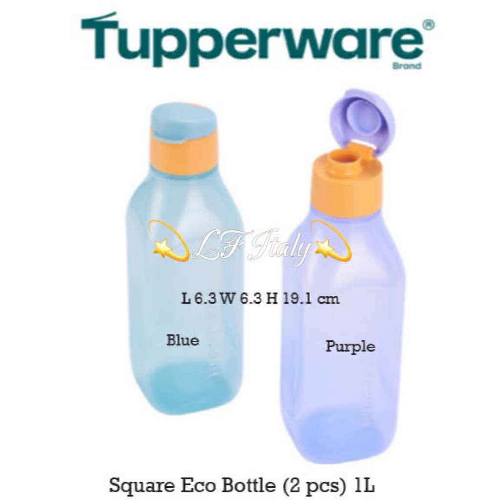 Tupperware Bottle Square 1L (1) หรือ (2)