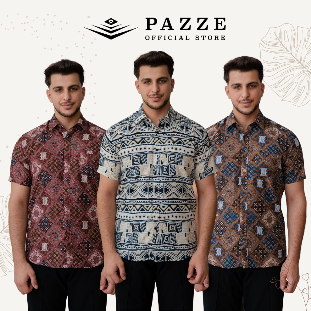สินค้ามาใหม่ [Batik 11/11] Baju Batik Slim Fit แขนสั้น SS30502/503/509/510/495C1/385C9/503C3-4/C7-8
