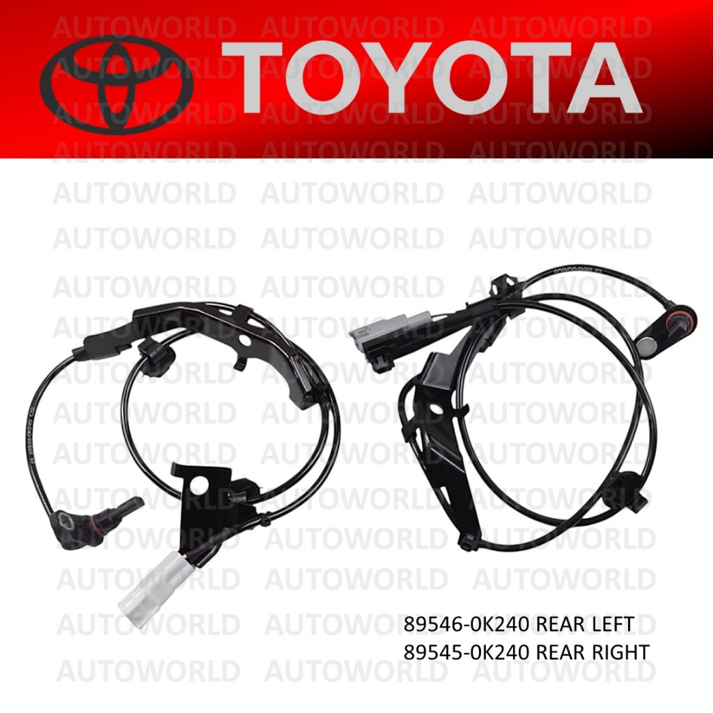 เซ็นเซอร์ ABS 89545-0K240 ด้านหลังซ้าย 89545-0K240 ด้านหลังขวา TOYOTA HILUX REVO GUN125 2015-2022 2.