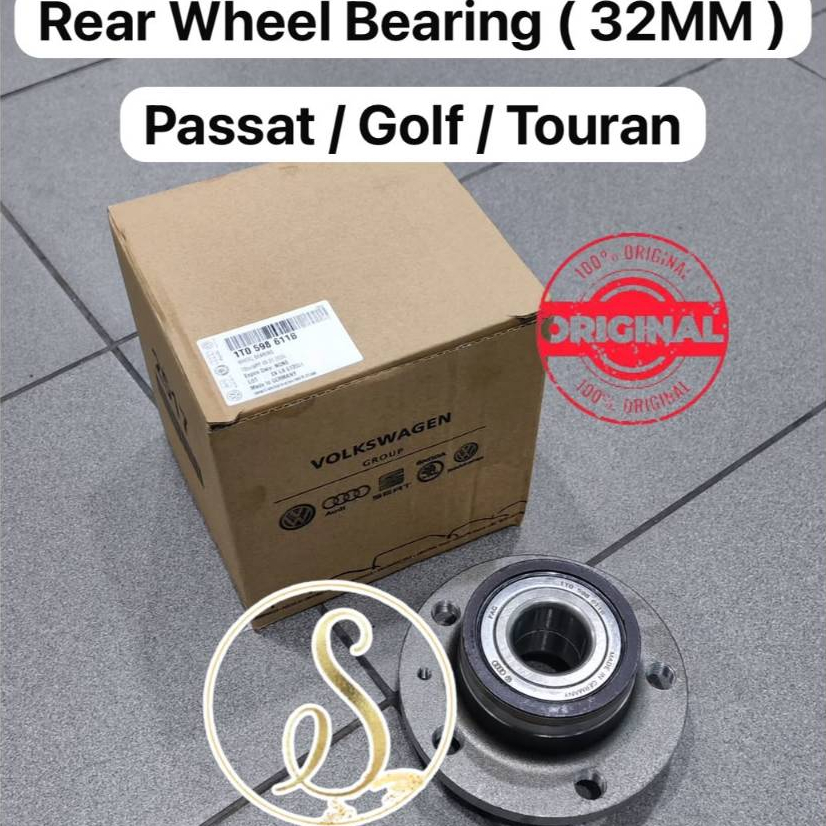 VOLKSWAGEN PASSAT GOLF TOURAN REAR WHEEL BEARING HUB ( 32MM ) 1T0 598 611B 1T0598611B 1T0 598 611 B