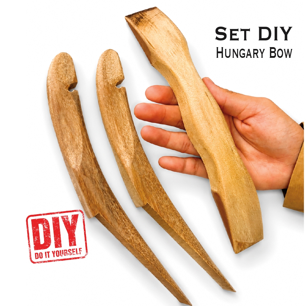 DIY Tatar Bow Siyah และ Handle สําหรับ 35-45lbs