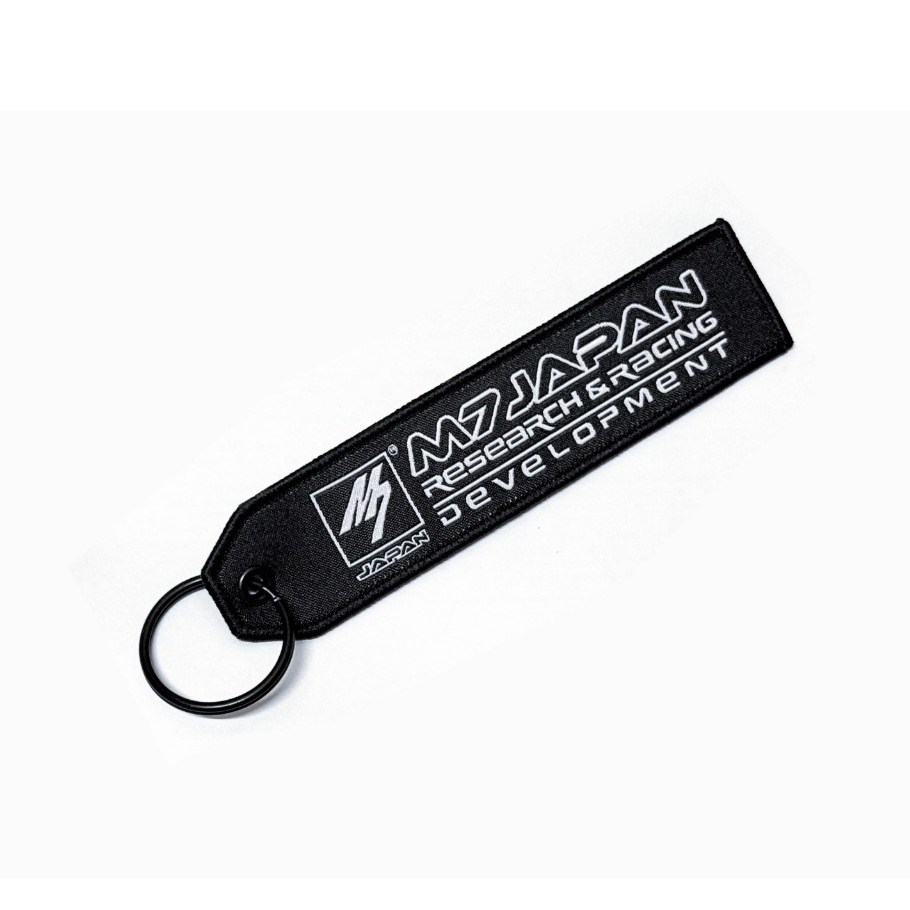 % OFFICIAL M7 JAPAN BLACK WOVEN KEYCHAIN