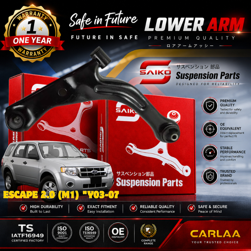 SAIKO JAPAN QUALITYESCAPE 2.0 (M1) "Y03-07FORD LOWER CONTROL ARM ASSY WITH BALL JOINT 1 TAHUN